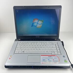 Toshiba Satellite A215-S7437 Intel Pentium 2GB RAM 200GB HD No Charger Weak Batt